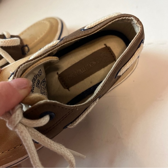 Toddler Boys Leather Boat Shoes Loafers - Picture 6 of 8